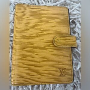 LOUIS VUITTON Epi Agenda PM⭐️Passport Holder Yellow/Purple⭐️